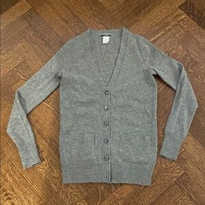 J. Crew Women's Gray Cardigan Sweater
